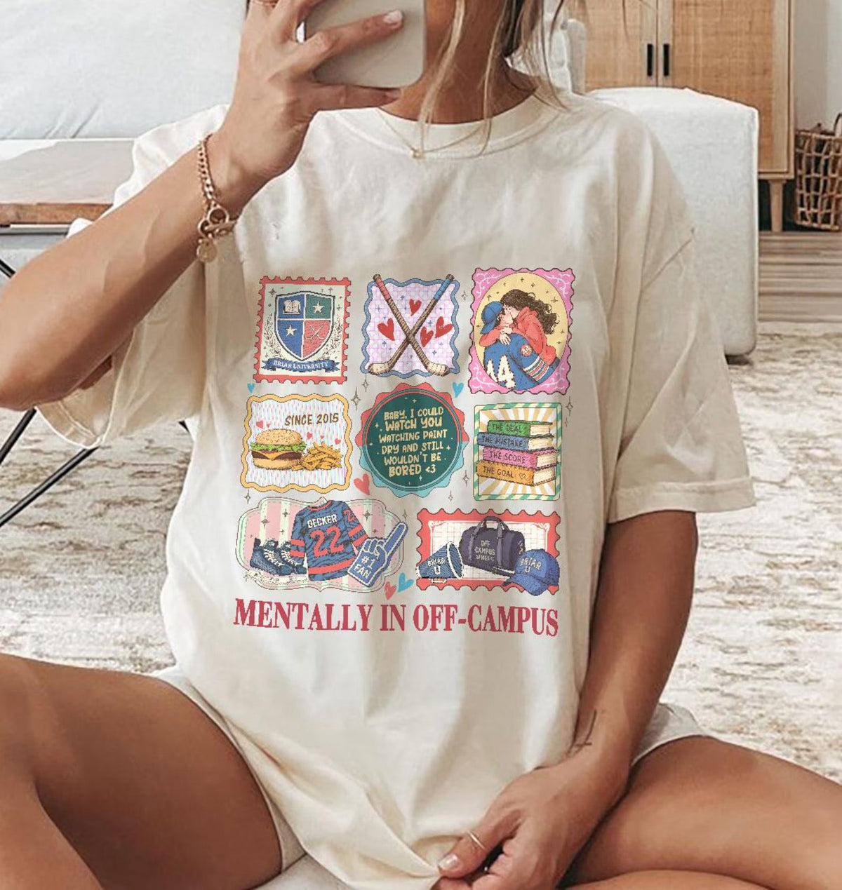 Mentally in Off-Campus Graphic Tees & Sweatshirts